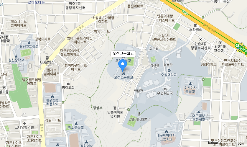 학교 찾아오시는 길 지도